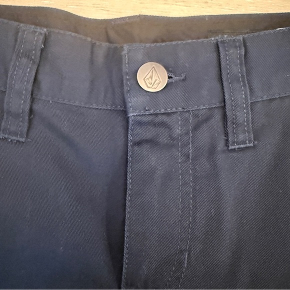 Volcom Blue Chino Shorts Mid-Length - Picture 3 of 5